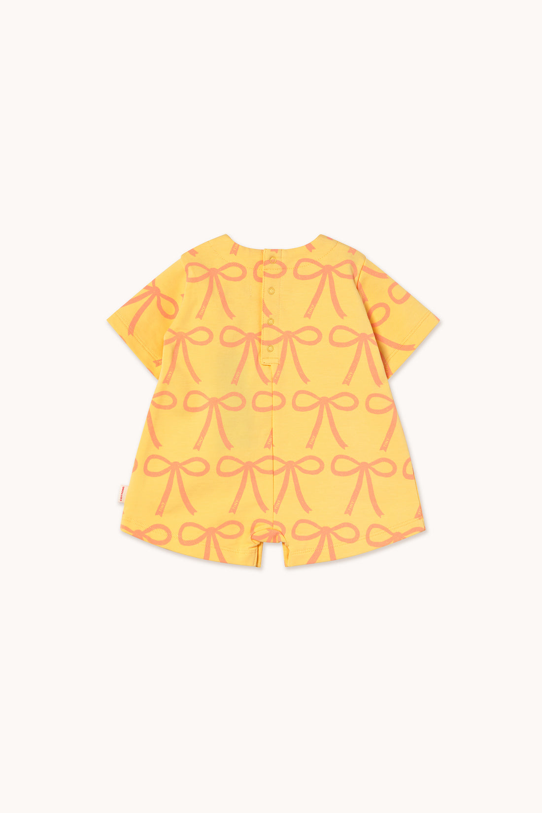 Tiny Cottons Bows OnePiece - Mellow Yellow