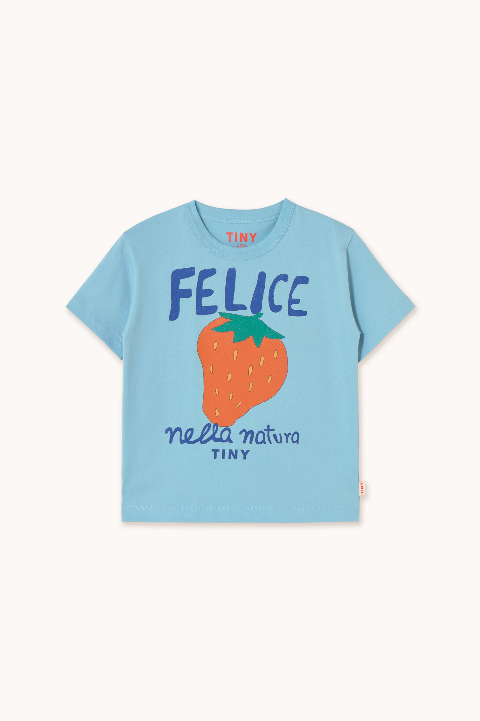 Tiny Cottons Nella Natura Graphic Tee - Dusty Blue