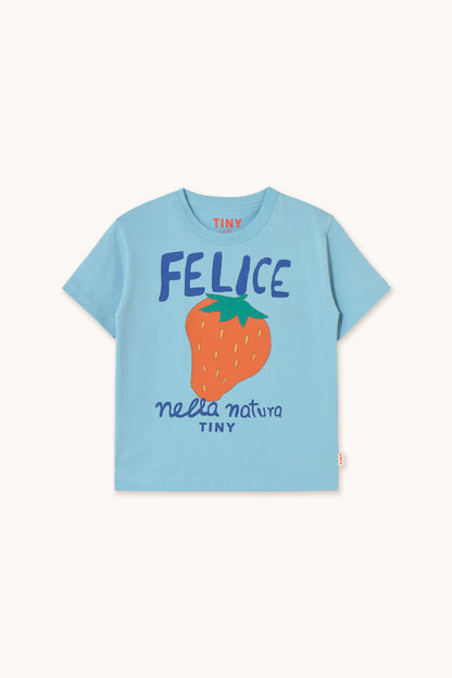 Tiny Cottons Nella Natura Graphic Tee - Dusty Blue