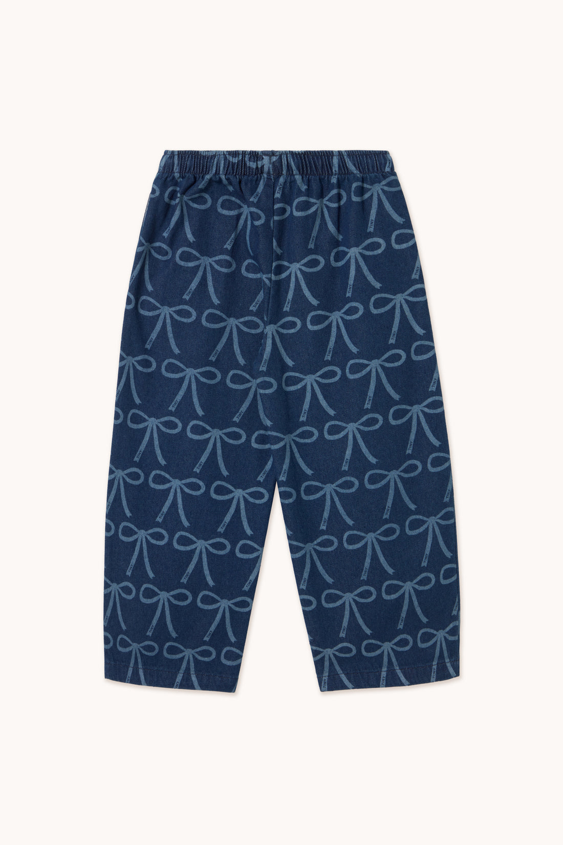 Tiny Cottons Bows Pant - Blue Denim