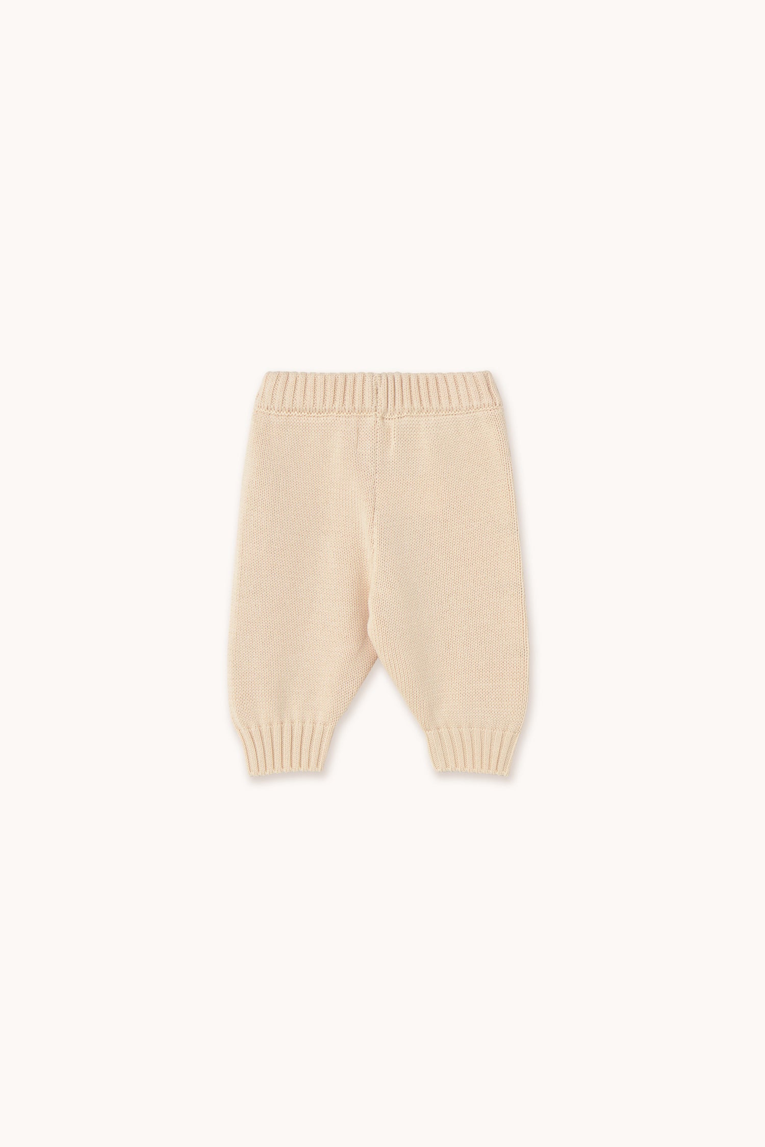 Tiny Cottons Strawberries Baby Knitted Pant - Light Cream