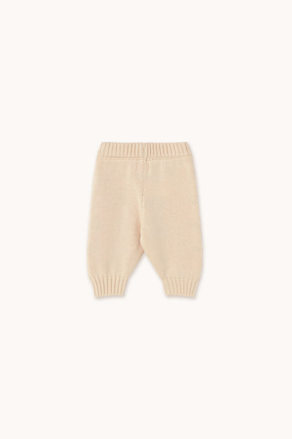 Tiny Cottons Strawberries Baby Knitted Pant - Light Cream