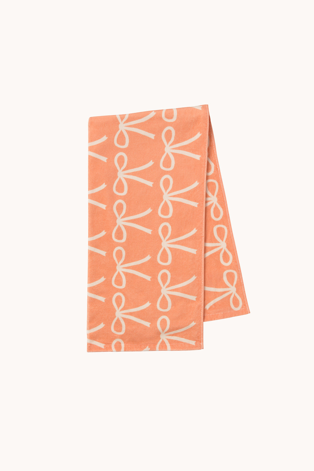 Tiny Cottons Bows Towel - Papaya