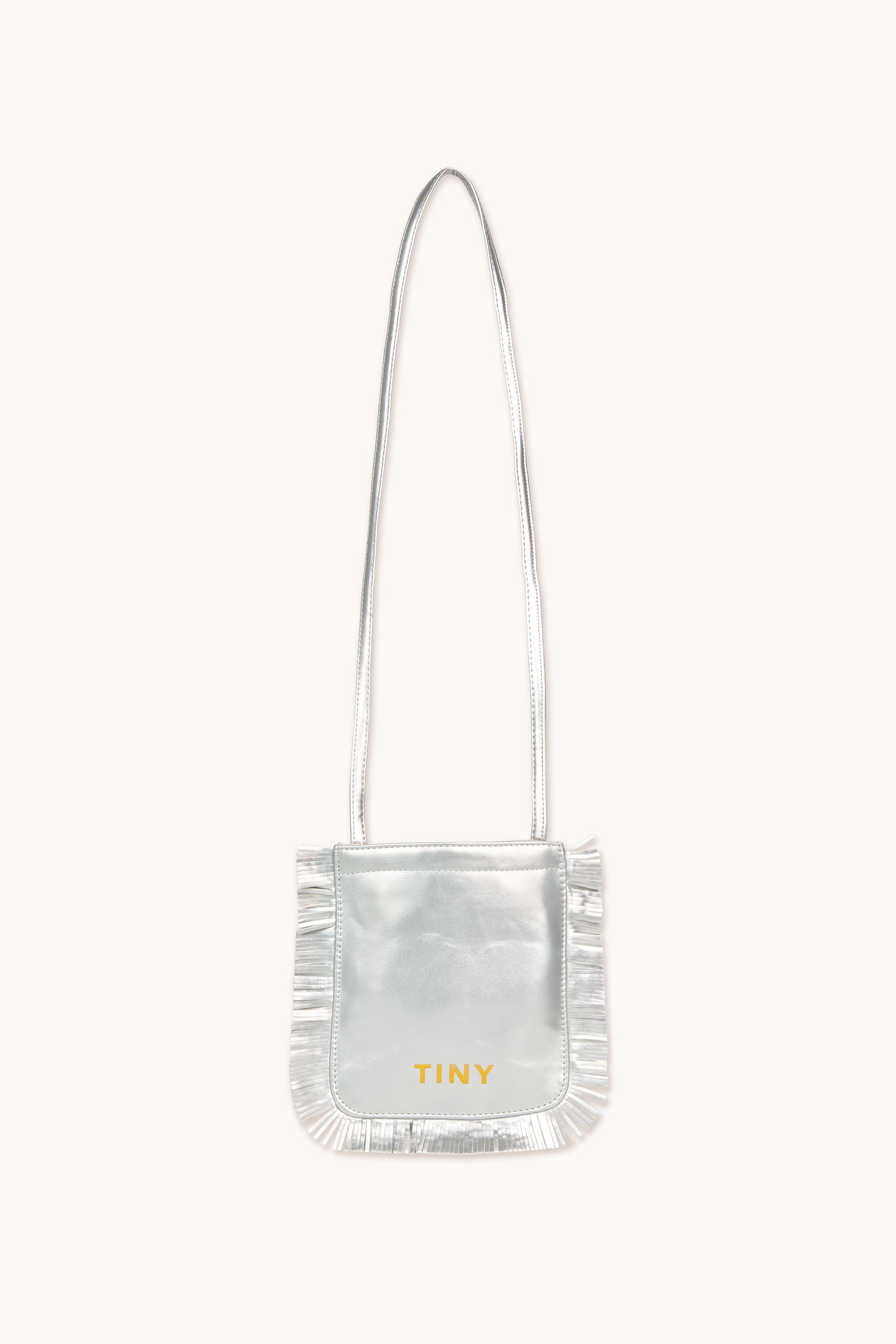 Tiny Cottons Fringes Bag - Silver Metallic