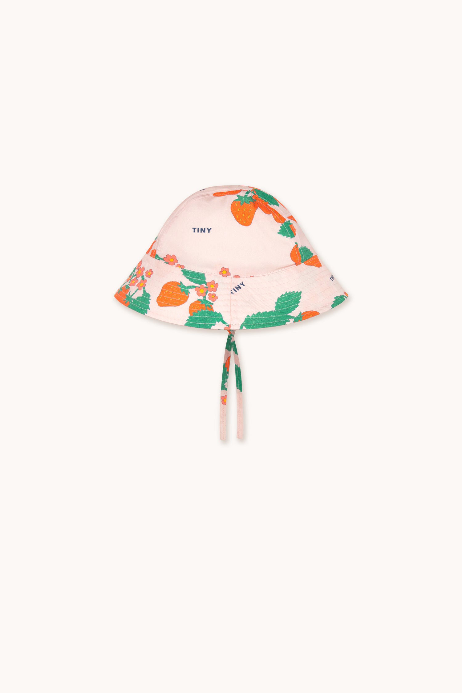 Tiny Cottons Strawberries Bucket Hat - Pastel Pink