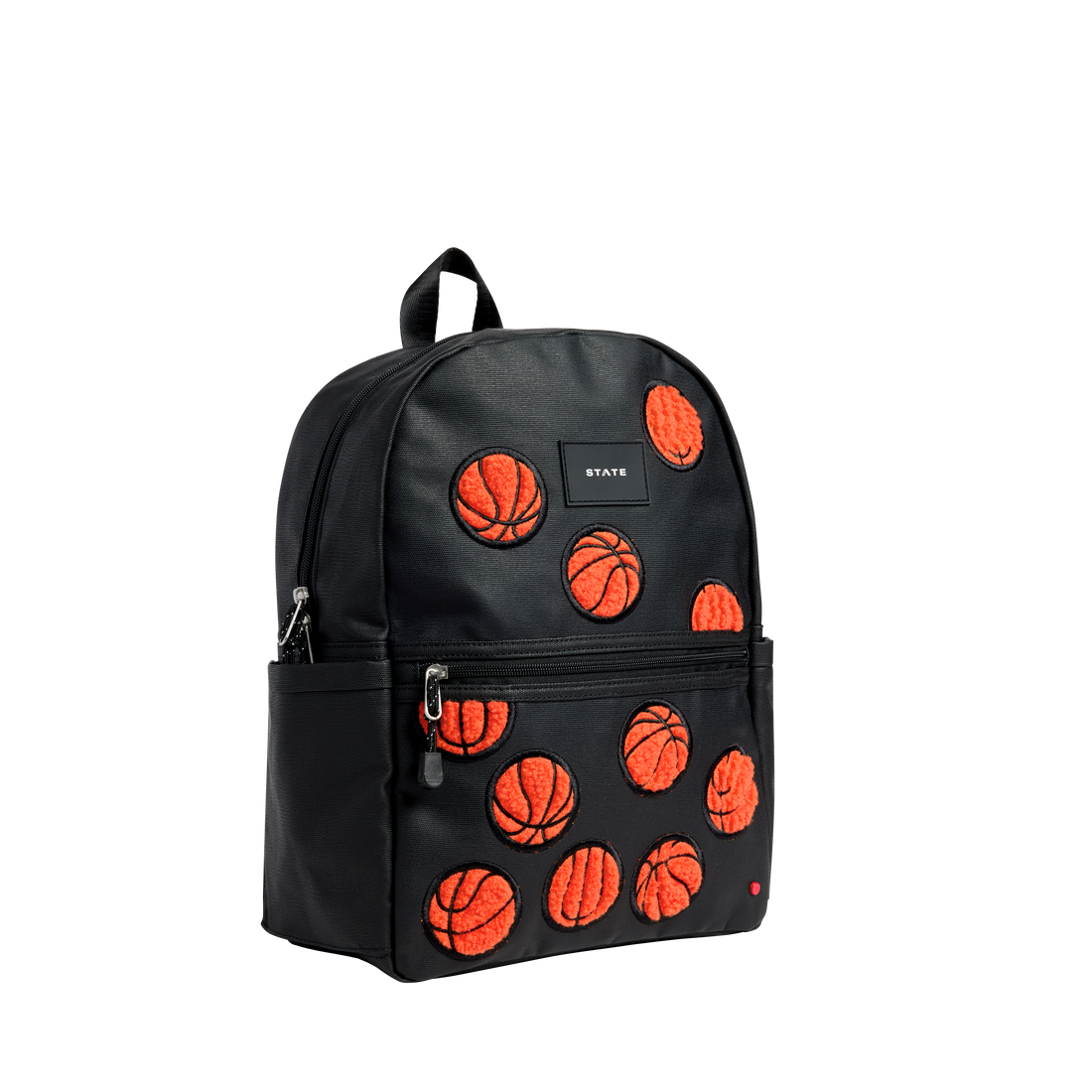 State Bags Kane Kids Backpack - Fuzzy Basketballs