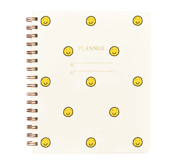 Shorthand Press Undated Planner - Smiley Face