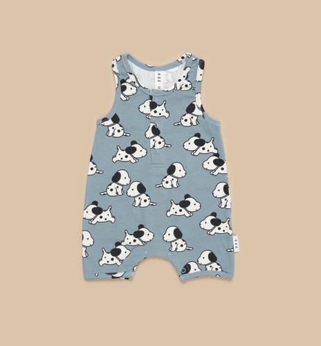 Huxbaby Sleeveless Romper - Doggie