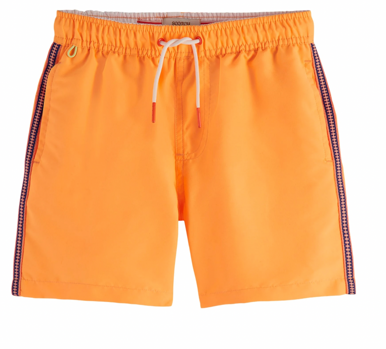 Scotch &amp; Soda Boys Magic Swim Shorts - Neon Peach