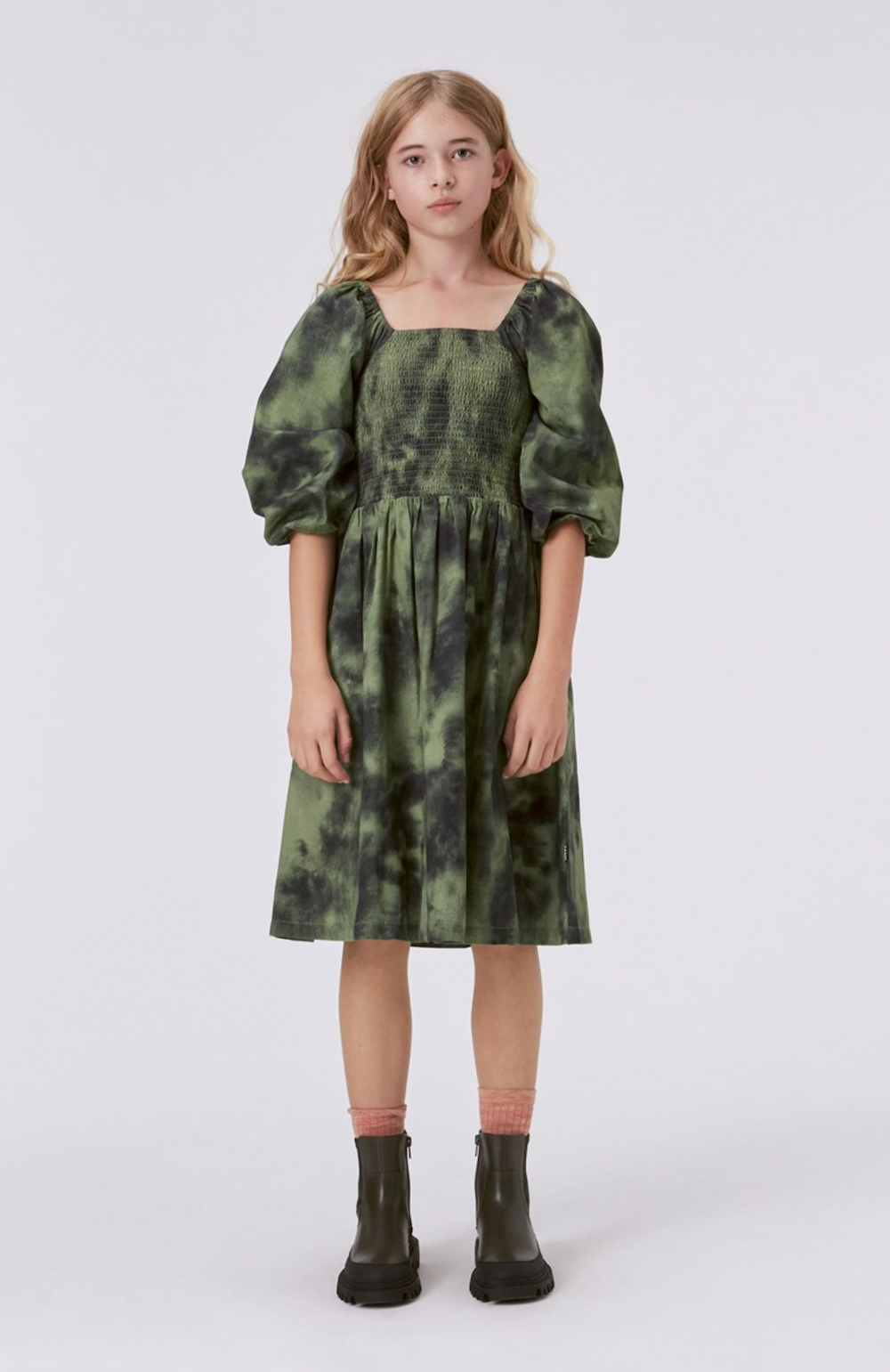 Molo Cherisa Dress - Moss Tie Dye