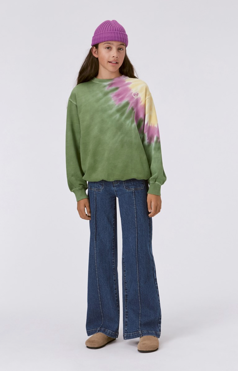 Molo Monti Sweatshirt - Floral Tie Dye