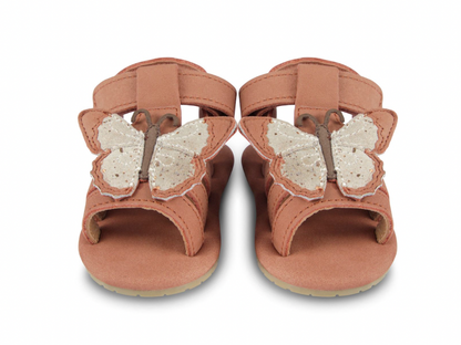 Donsje Tuti Sky Sandals | Papillon - Walnut Nubuck