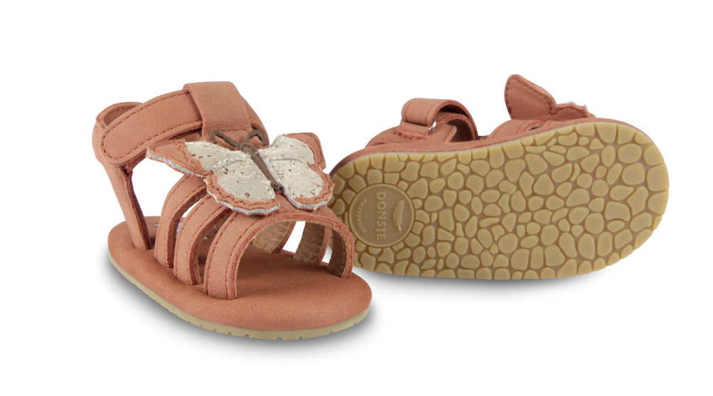 Donsje Tuti Sky Sandals | Papillon - Walnut Nubuck