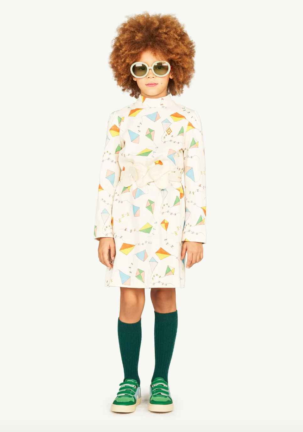 The Animals Observatory Bug Kids Dress - Ecru