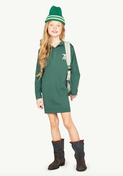 The Animals Observatory Dragon Kids Dress - Green