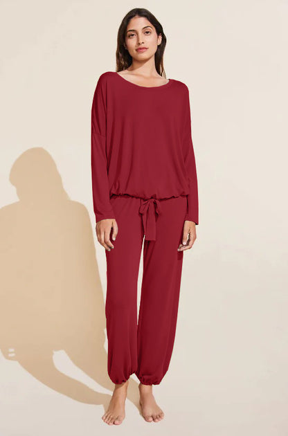 Eberjey Gisele Slouchy Set - Sangria