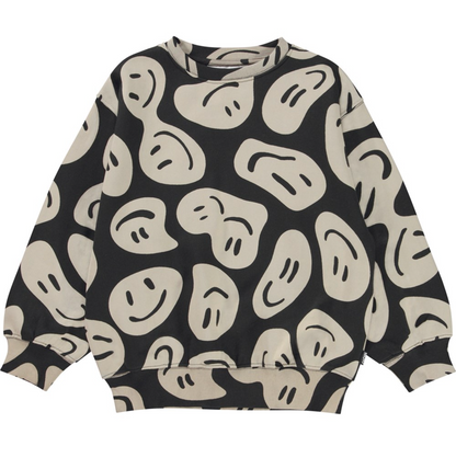 Molo Monti Sweatshirt - Smile on Black