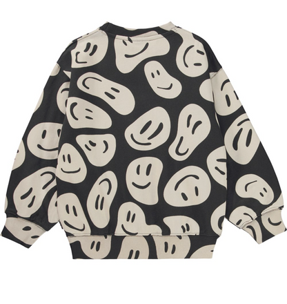 Molo Monti Sweatshirt - Smile on Black