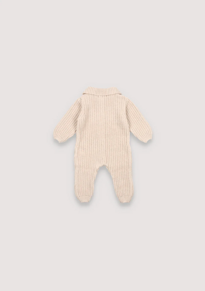 The New Society Baby Rib Onesie - Sand