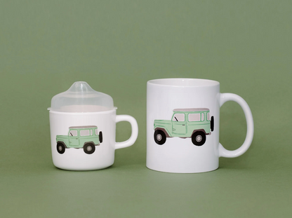 Helmsie Vintage Truck Two of a Kind Cup Set