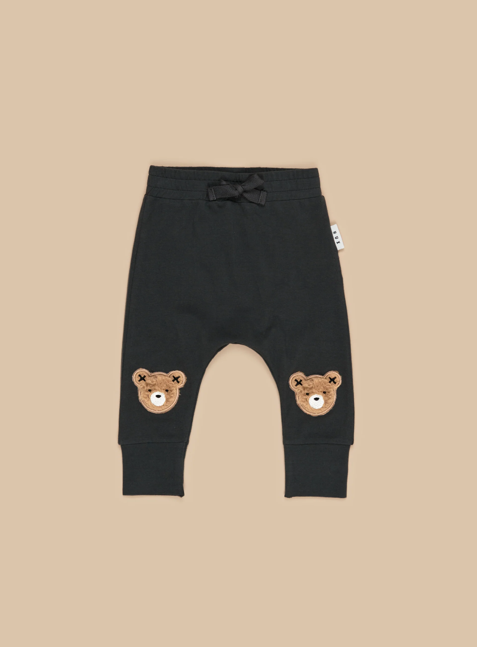 Huxbaby Fur Hux Drop Crotch Pant - Soft Black