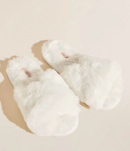 Eberjey Plush Slipper - Ivory