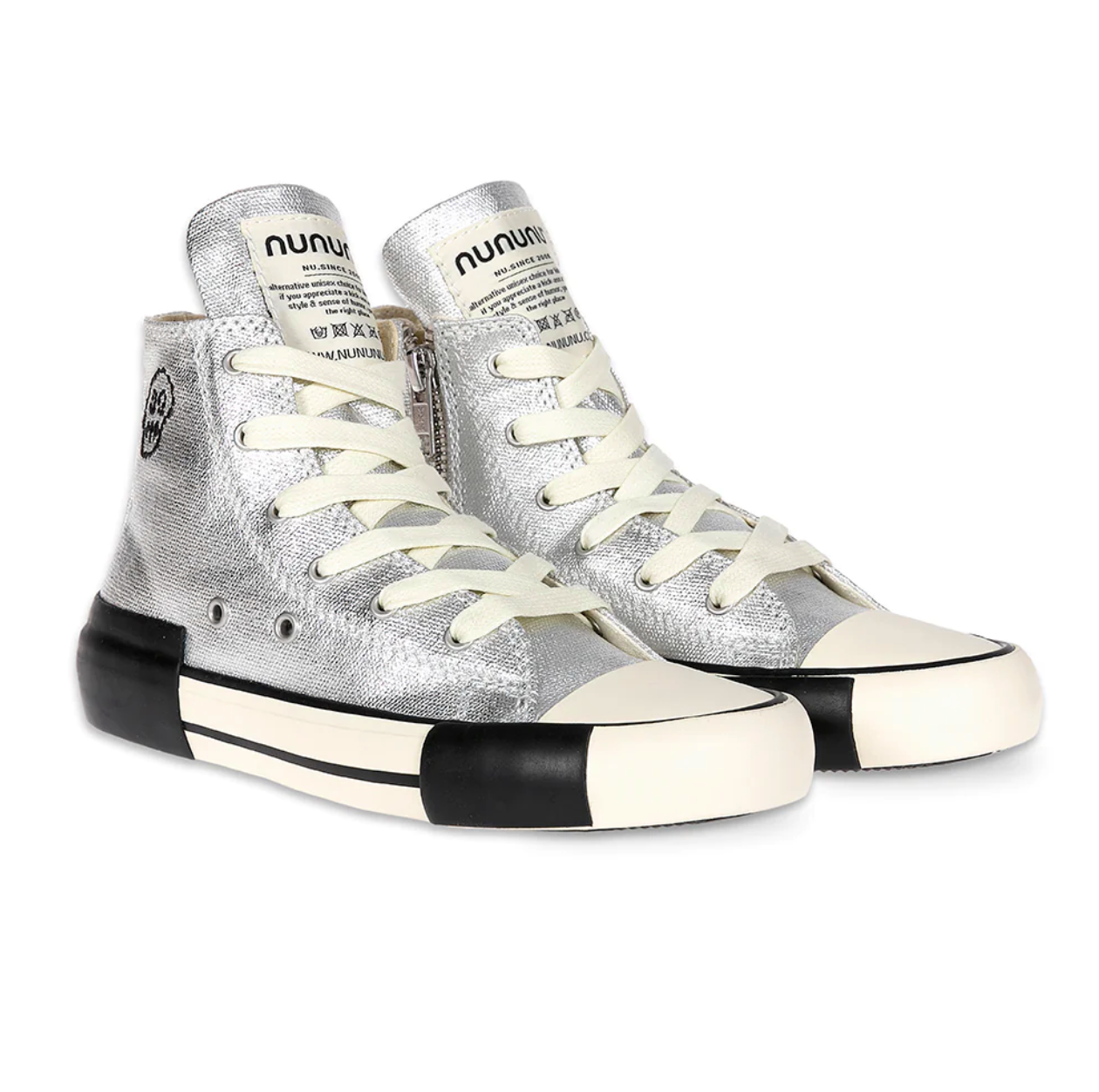 Nununu Bling High Tops - Silver