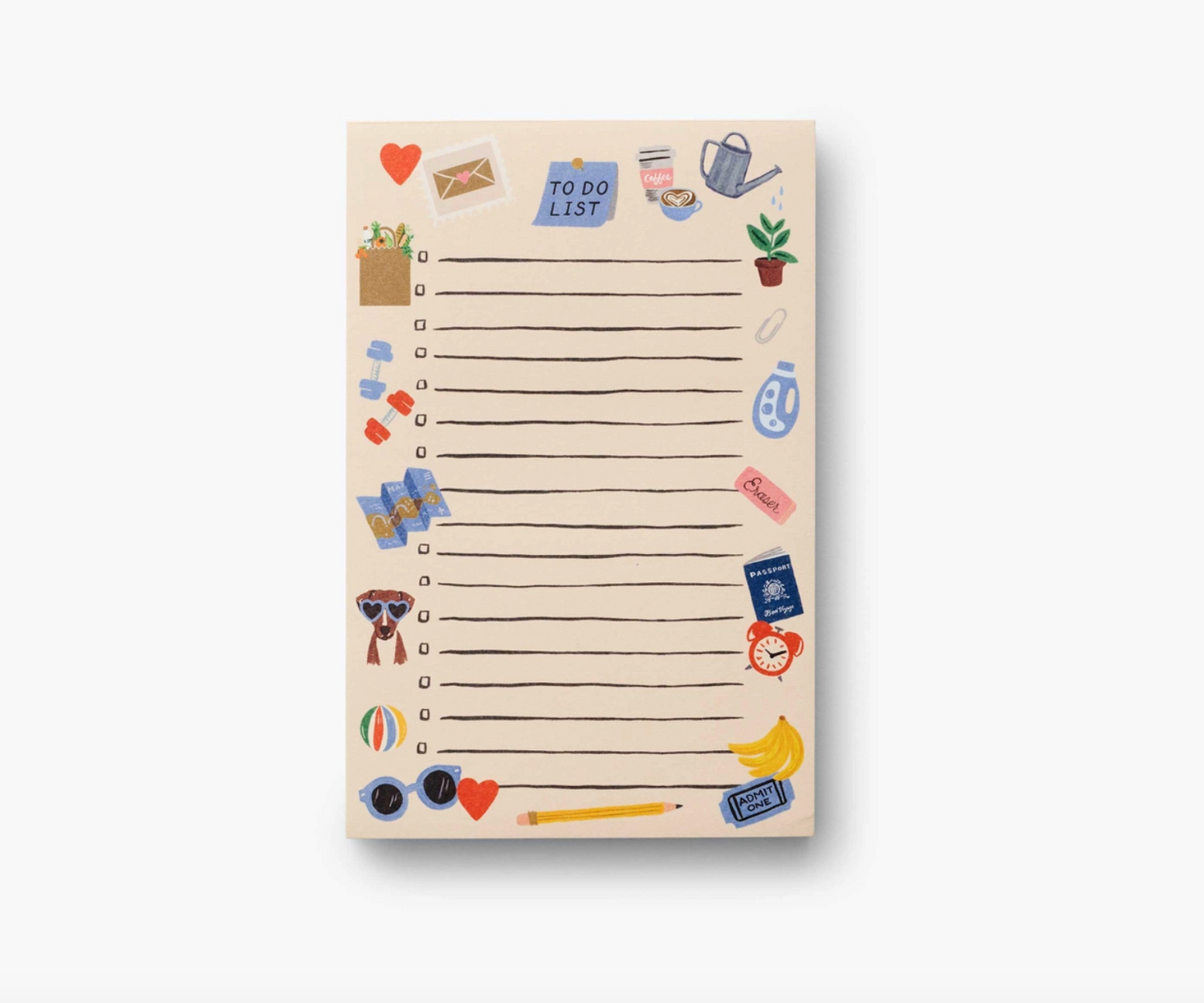 Rifle Paper Co. To Do Checklist Notepad