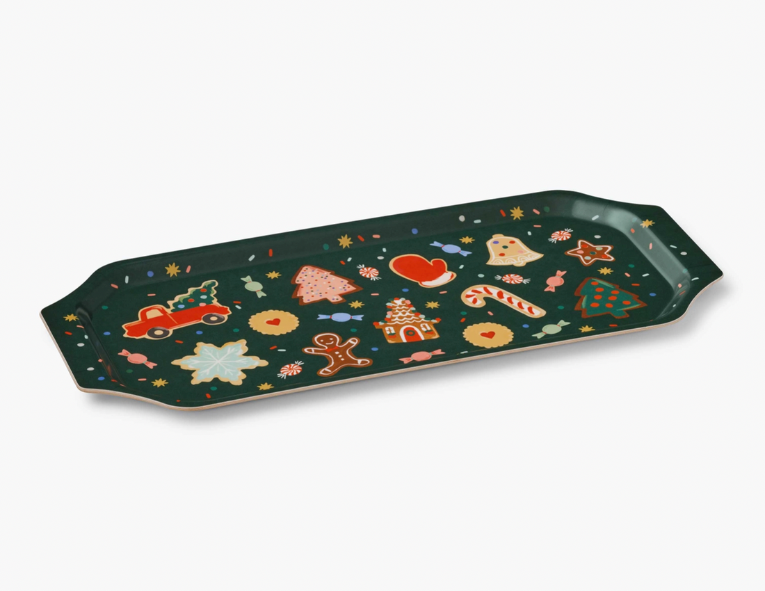 Rifle Paper Co. Christmas Cookies Vintage Serving Tray