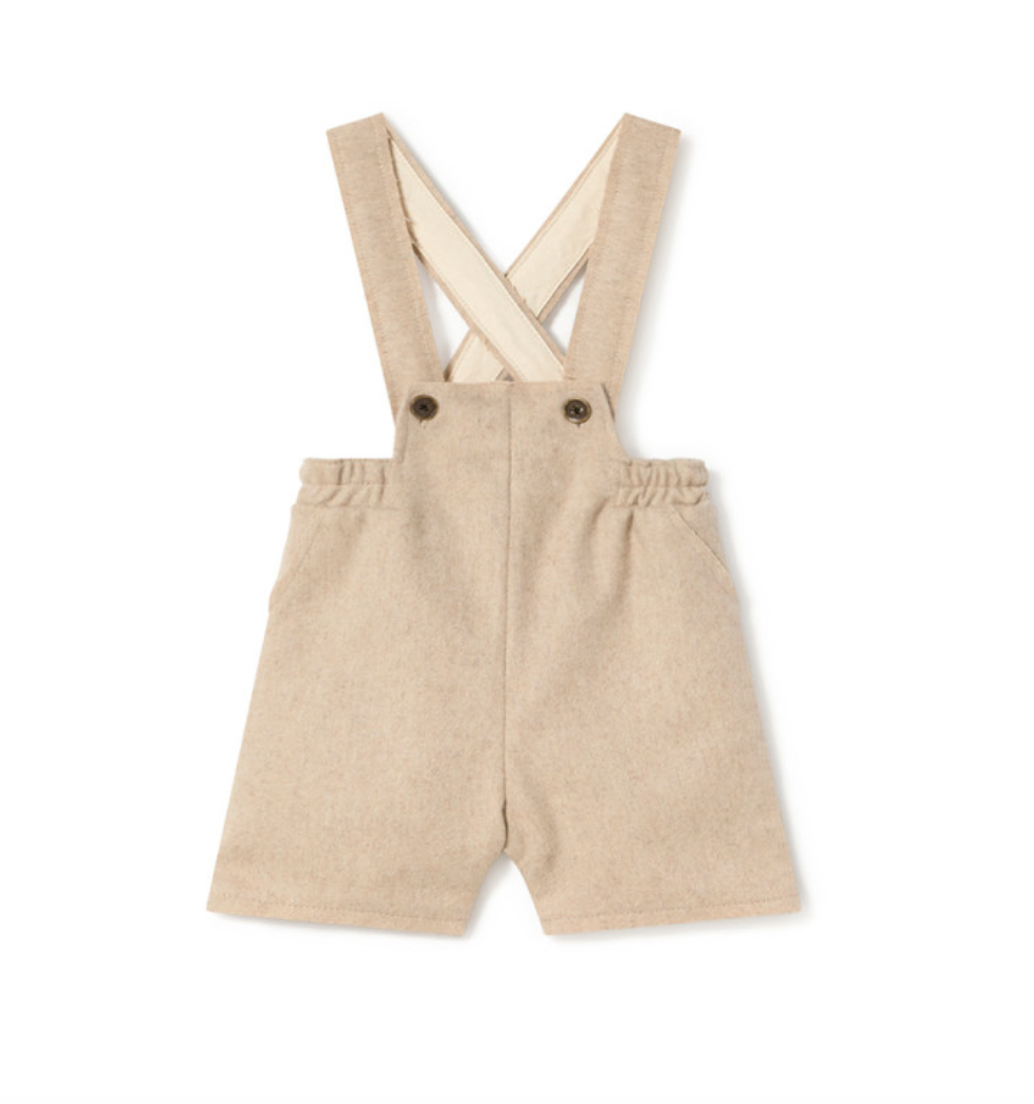 Little Creative Factory Wool Dungaree Shorts