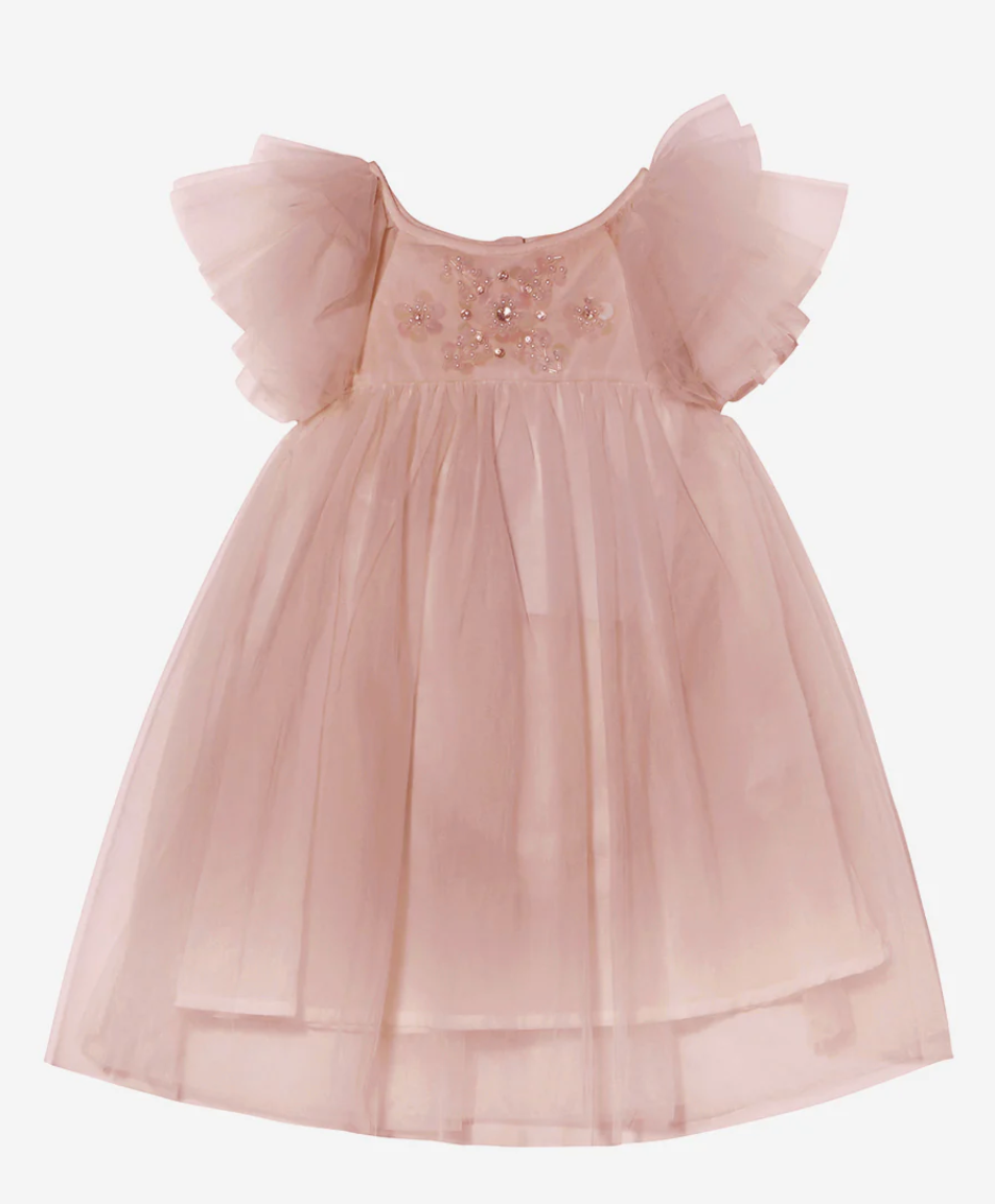 Tutu Du Monde Bebe Bon Vivant Tulle Dress - Blush