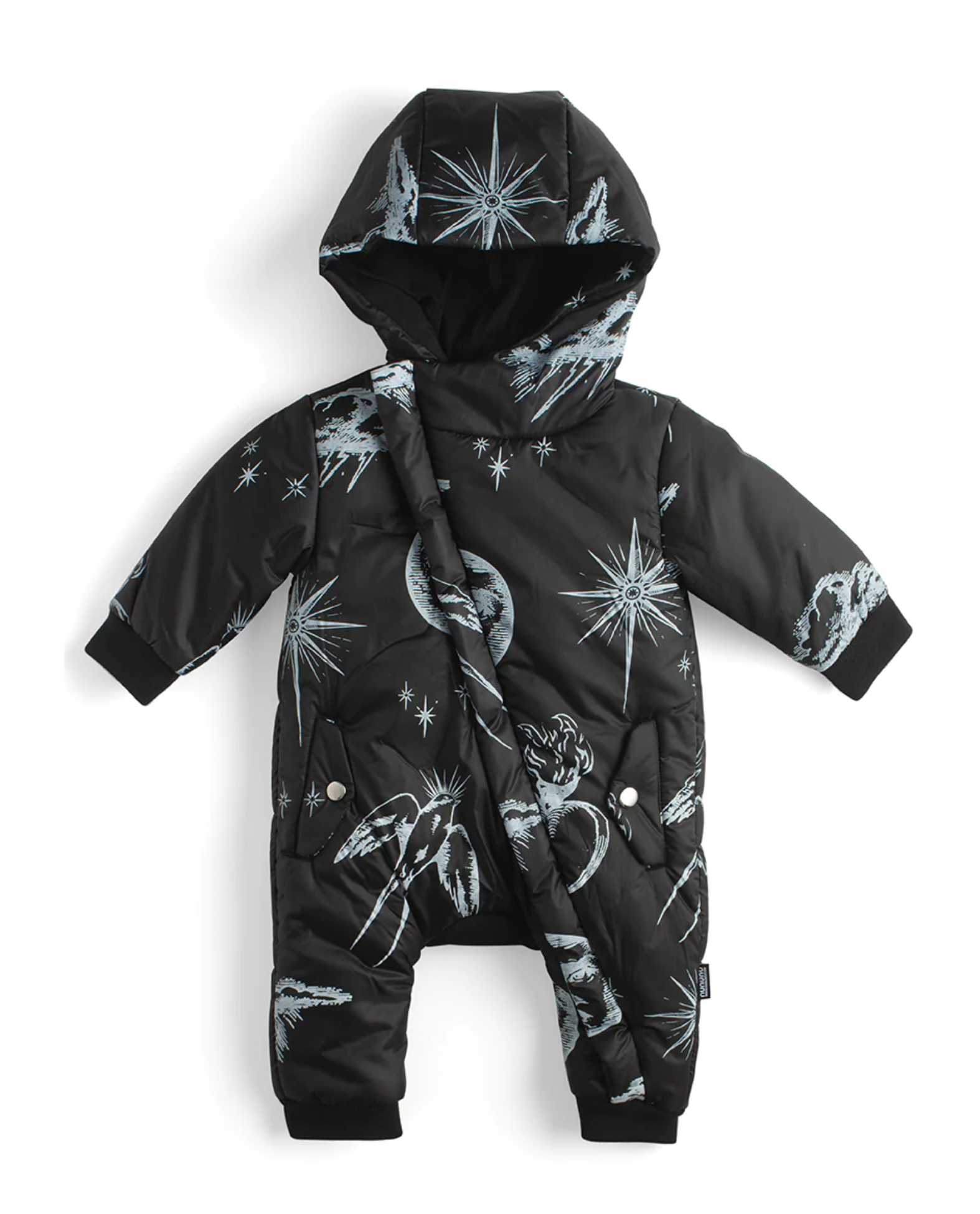 Nununu All Inked Puffy Overall - Black