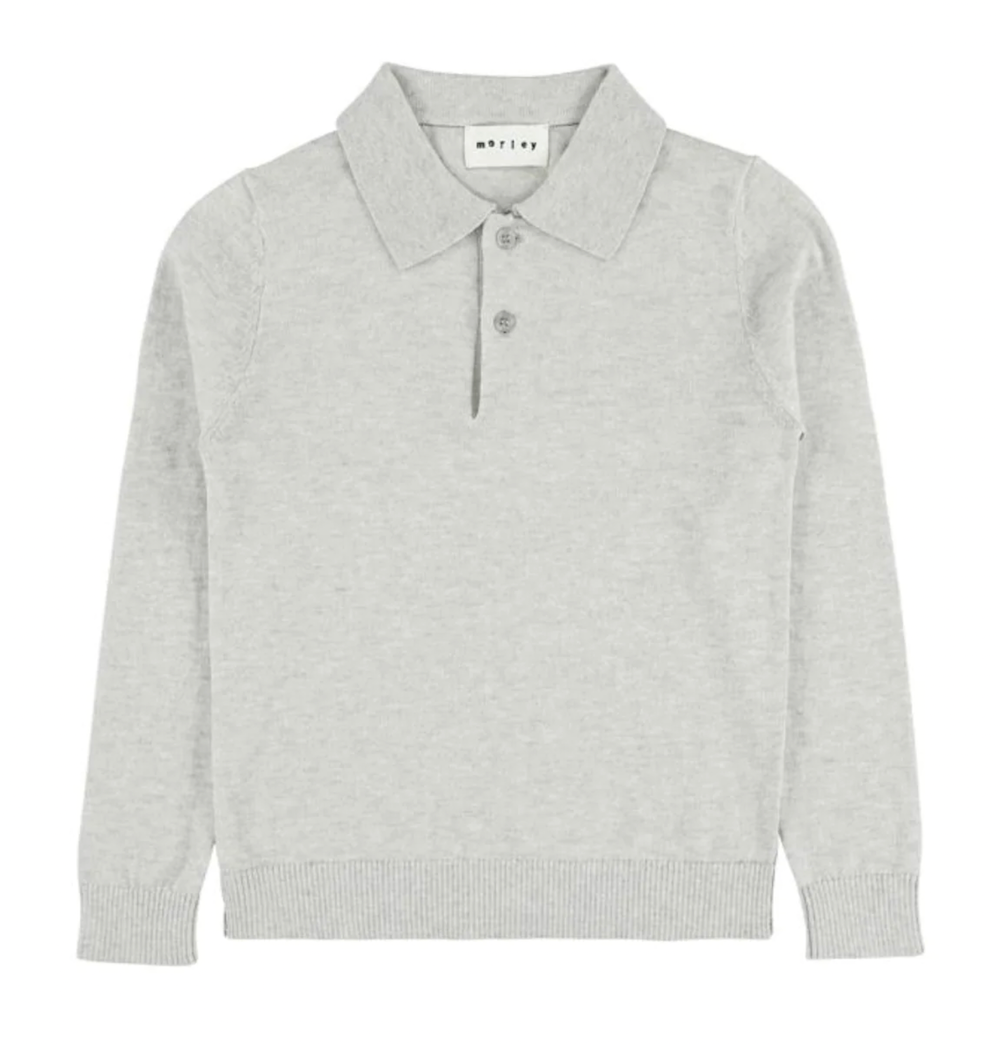 Morley Tjarlie Knit Polo - Lather