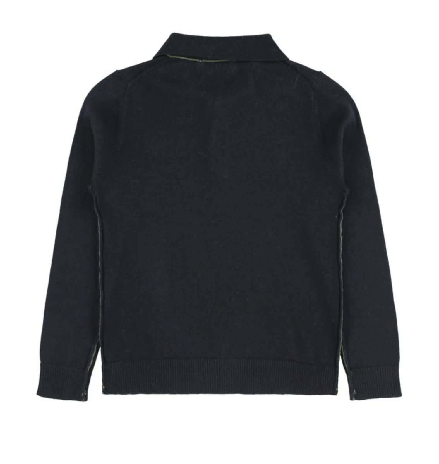 Morley Tjarlie Knit Polo - Neat Navy