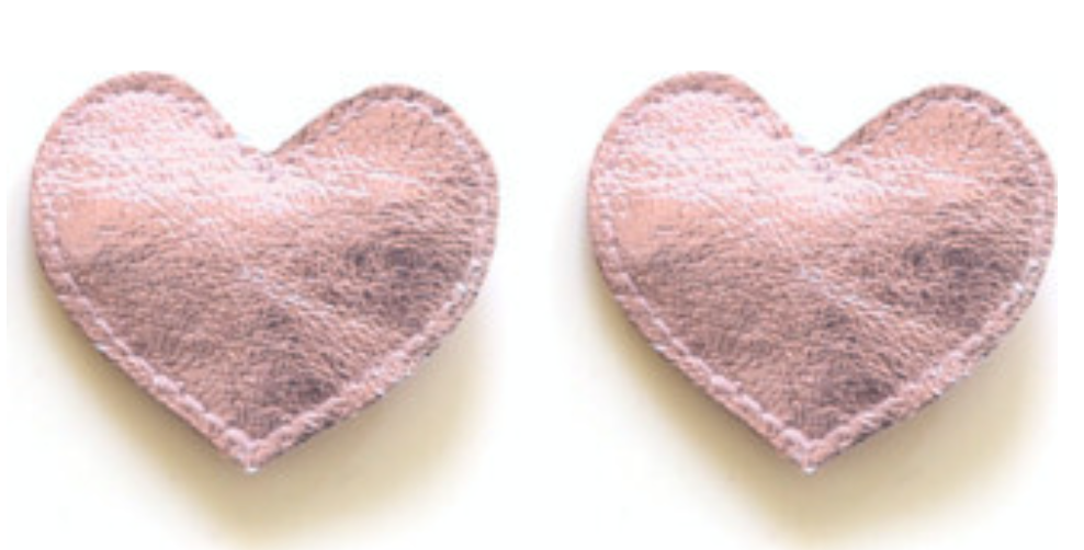 Hello Shiso Big Heart Clips - Pink