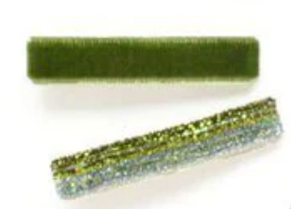 Hello Shiso Velvet Glitter Duo - Green