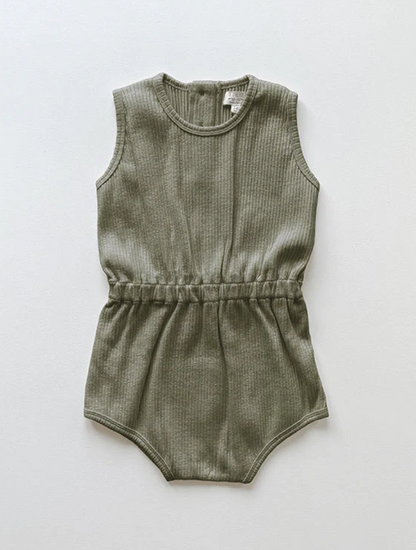 The Simple Folk The Dawn Romper - Sage