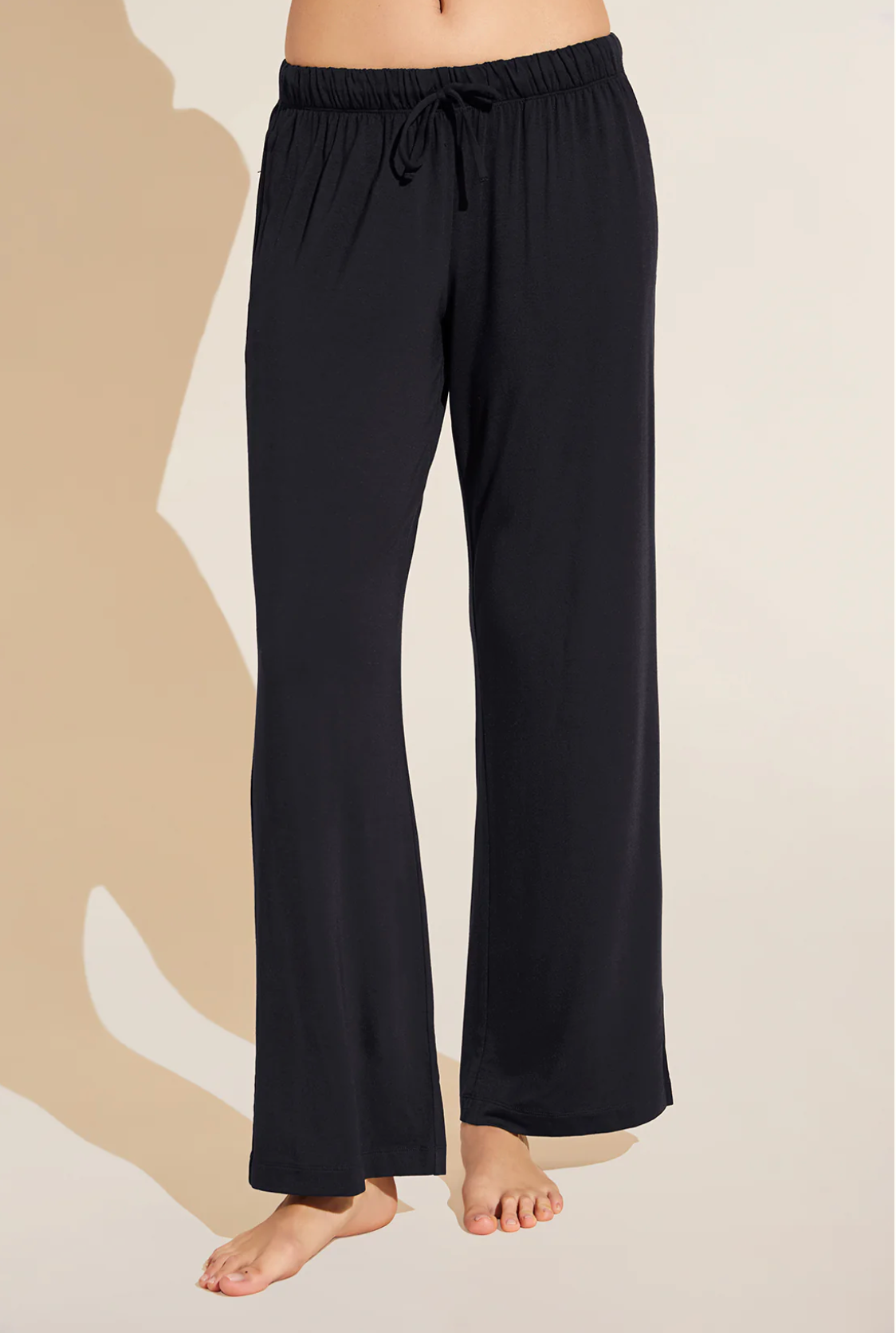 Eberjey Gisele Everyday Straight Leg Pant - Black