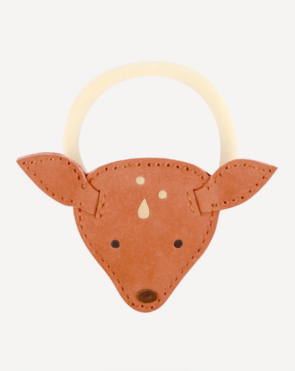 Donsje Josy Hair Tie Deer - Walnut Nubuck