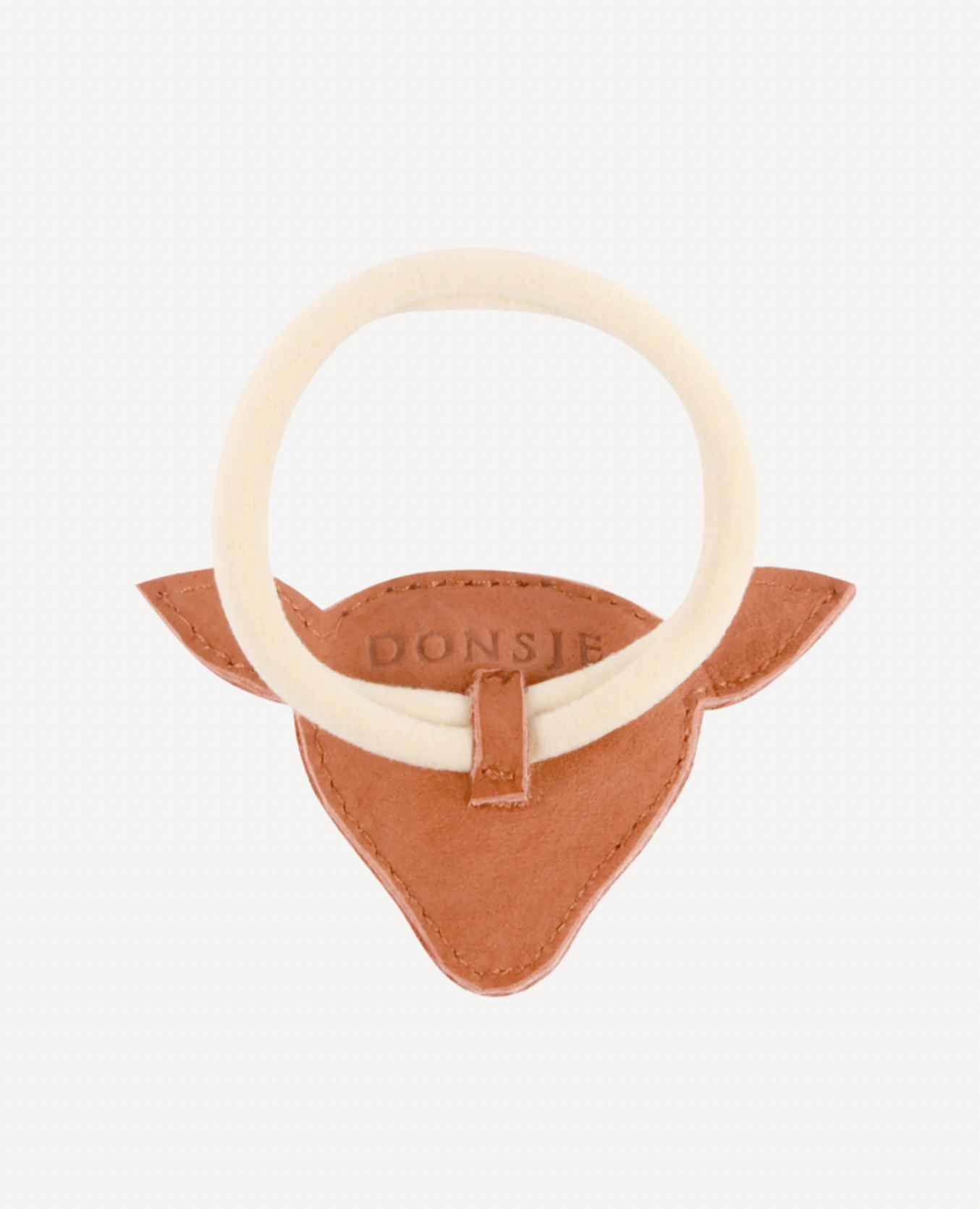 Donsje Josy Hair Tie Deer - Walnut Nubuck