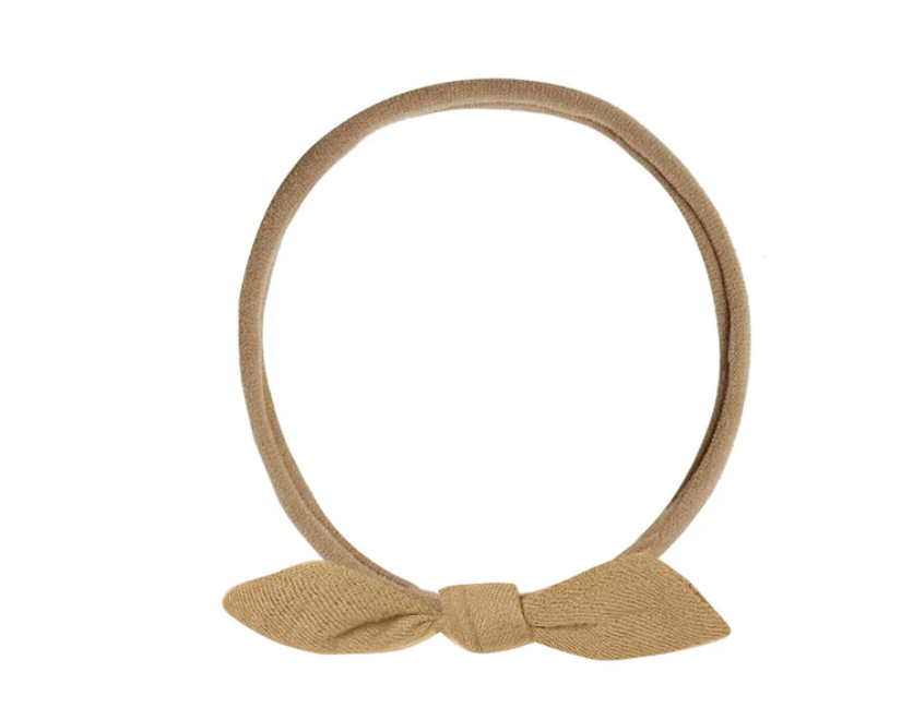 Quincy Mae Little Knot Headband - Honey