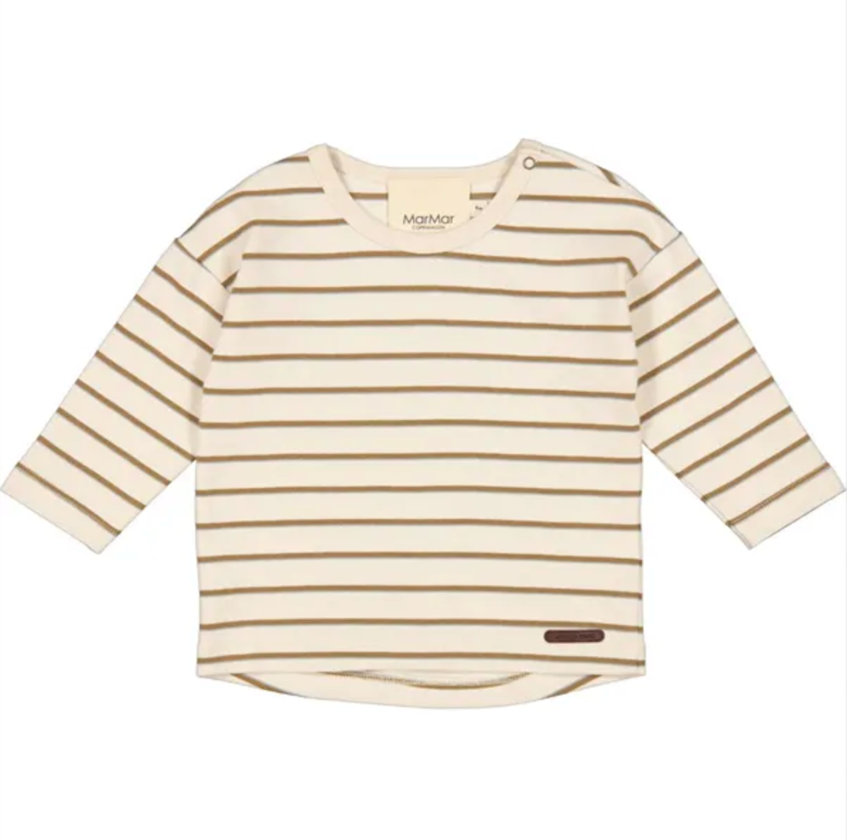 MarMar Copenhagen Tajco Long Sleeve Tee - Tan Stripe