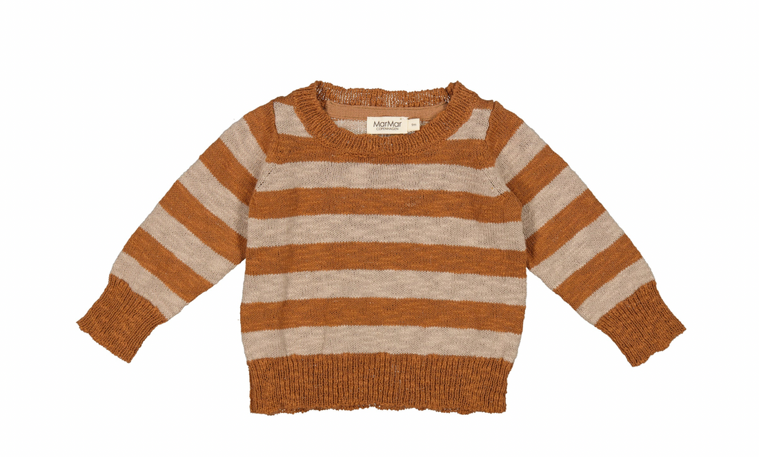 MarMar Copenhagen Tepo Sweater - Driftwood Stripe