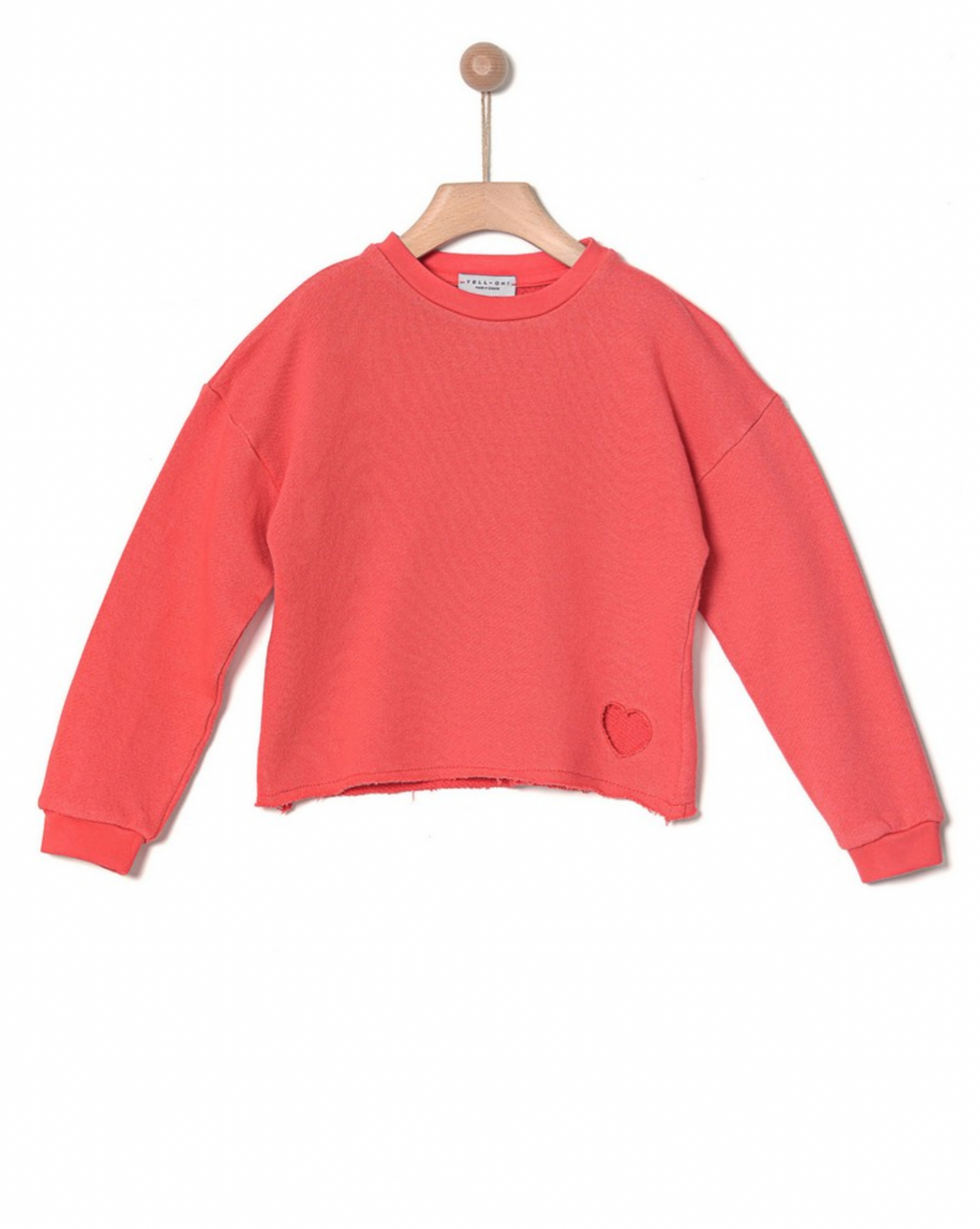 Yell-Oh  Sweater Vintage Wash - Grenadine