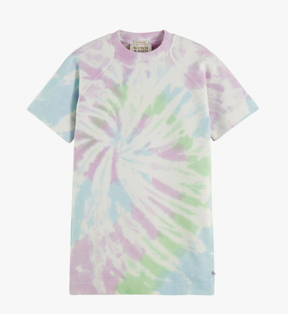 Scotch &amp; Soda Girls Sweat Dress - Tie-Dye