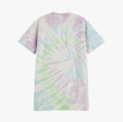 Scotch &amp; Soda Girls Sweat Dress - Tie-Dye