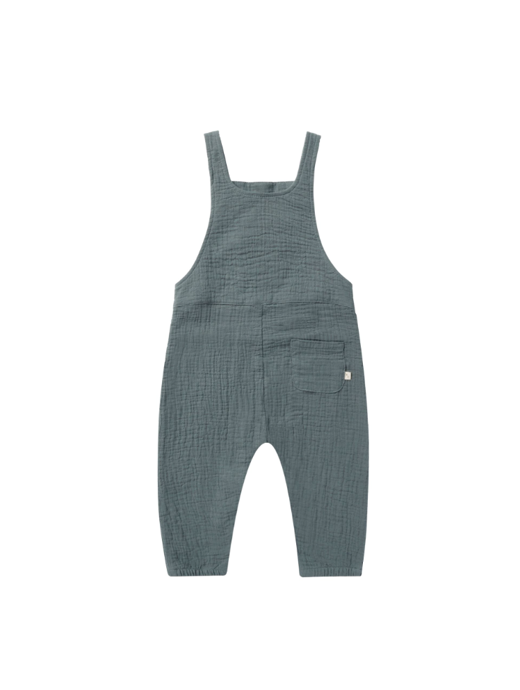 Rylee + Cru Baby Overall - Indigo