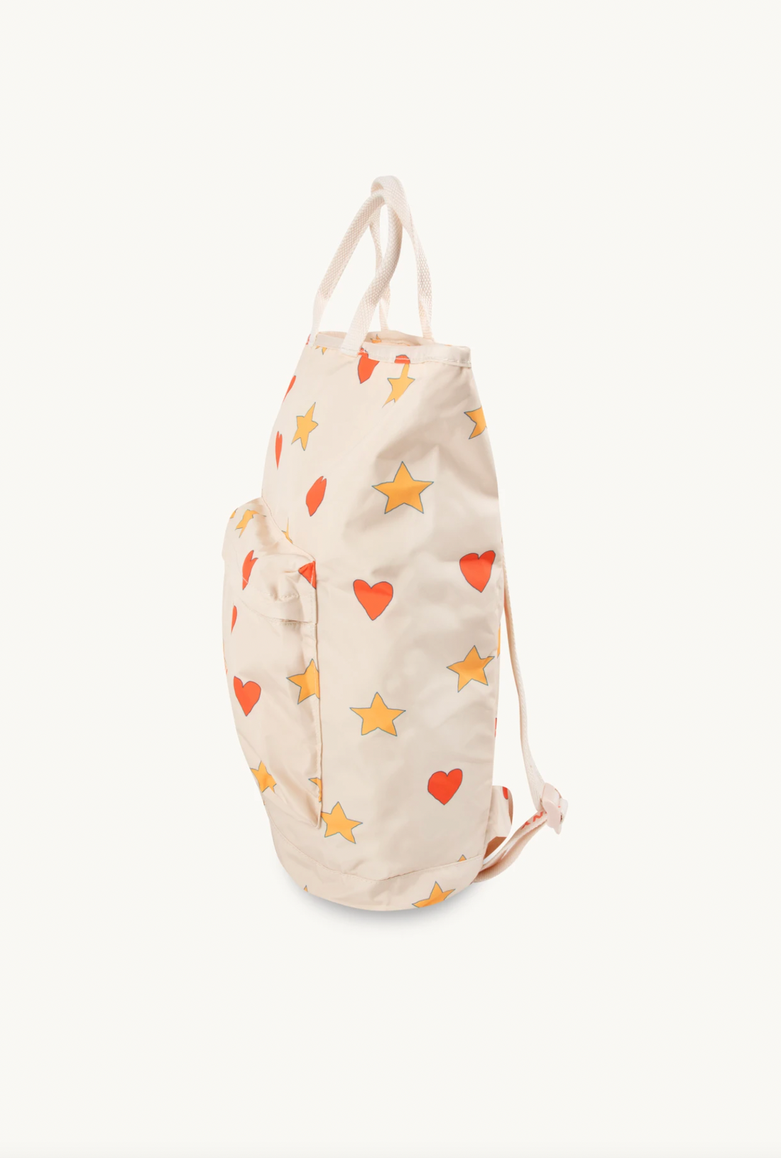 Tiny Cottons Hearts Stars Totepack - Light Cream