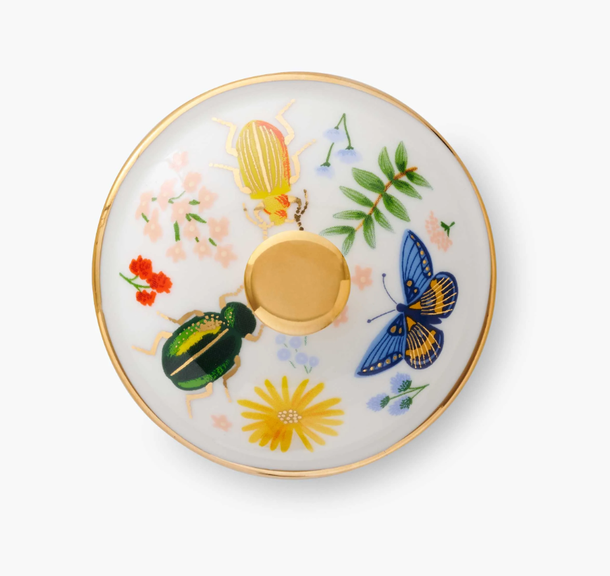 Rifle Paper Co. Curio Round Porcelain Box