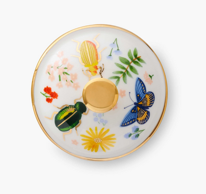 Rifle Paper Co. Curio Round Porcelain Box